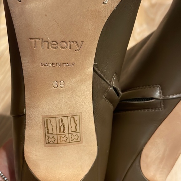 Theory kitten toe booties size 39 8.5 - Picture 10 of 11